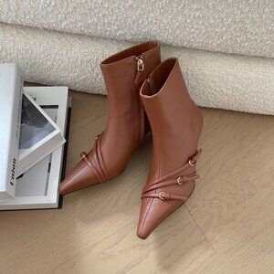 Miu Miu Brown Utility Boots with Attitude 🥾